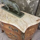 Louis XV style chest of drawers in marquetry