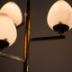 Arredoluce floor lamp in polished brass and Carrara marble, 1960s