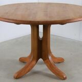 Round Danish Design dining room table extendable 'Auenwald'
