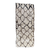 Azilal beige Berber rug - 174 x 72 cm