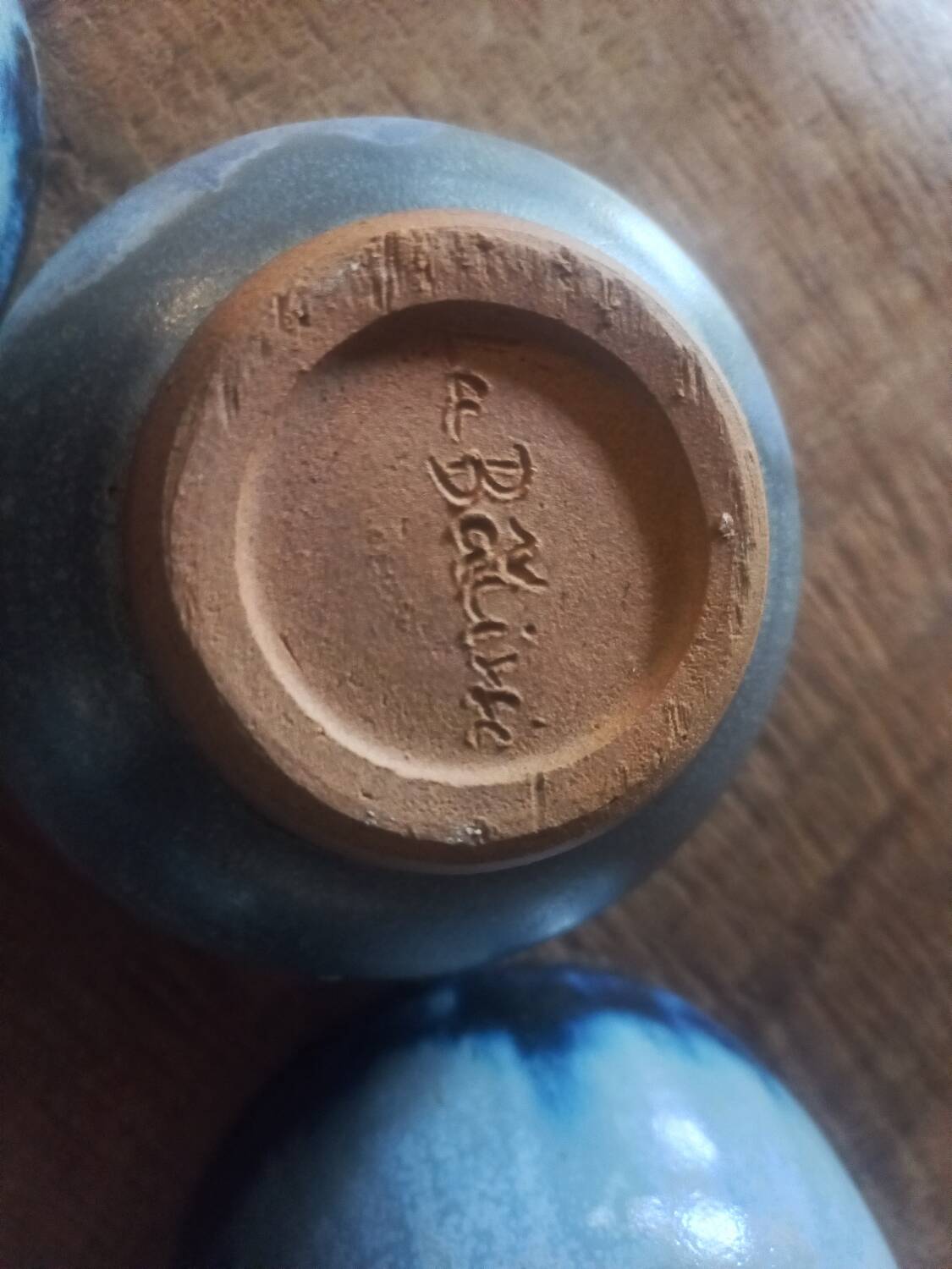 Earthen cider bowls x6