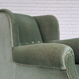 Fauteuil des années 60, design danois par Fritz Hansen