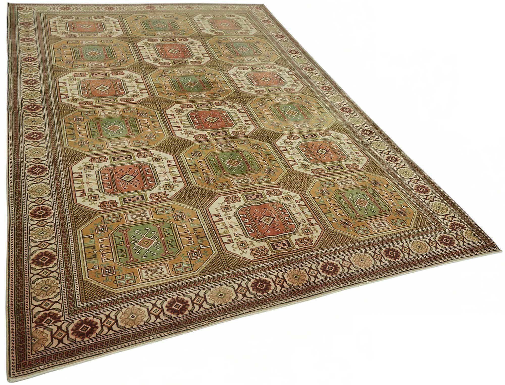 Turkish Wool Vintage Kayseri Rug 198 cm x 300 cm
