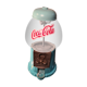 Candy, chewing gum, peanut glass and metal dispenser color 2 shades of turquoise 28x20