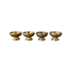 4 small bronze cups