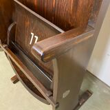 Vintage Two-Seat Cinema Bench from Ton 1950s