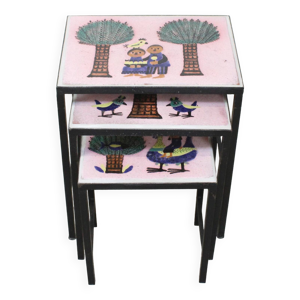 Table gigognes - métal