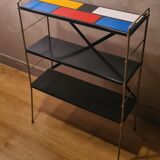 String shelf style piet mondrian black uprights 67hx20x49