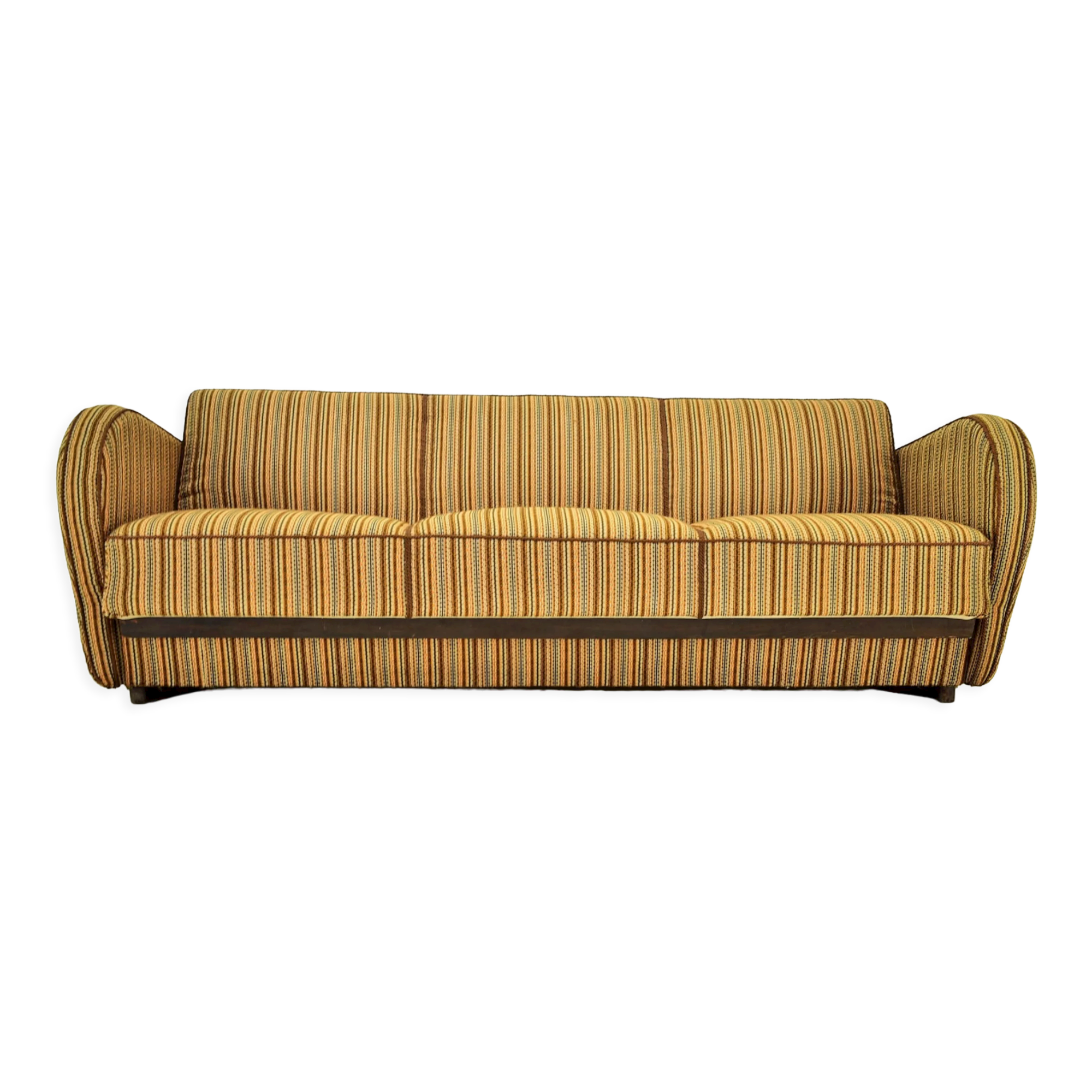 Art Deco Sofa or Bed H-363 Designed by Jindrich Halabala, 1930s