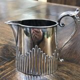 English silver plated milk jug