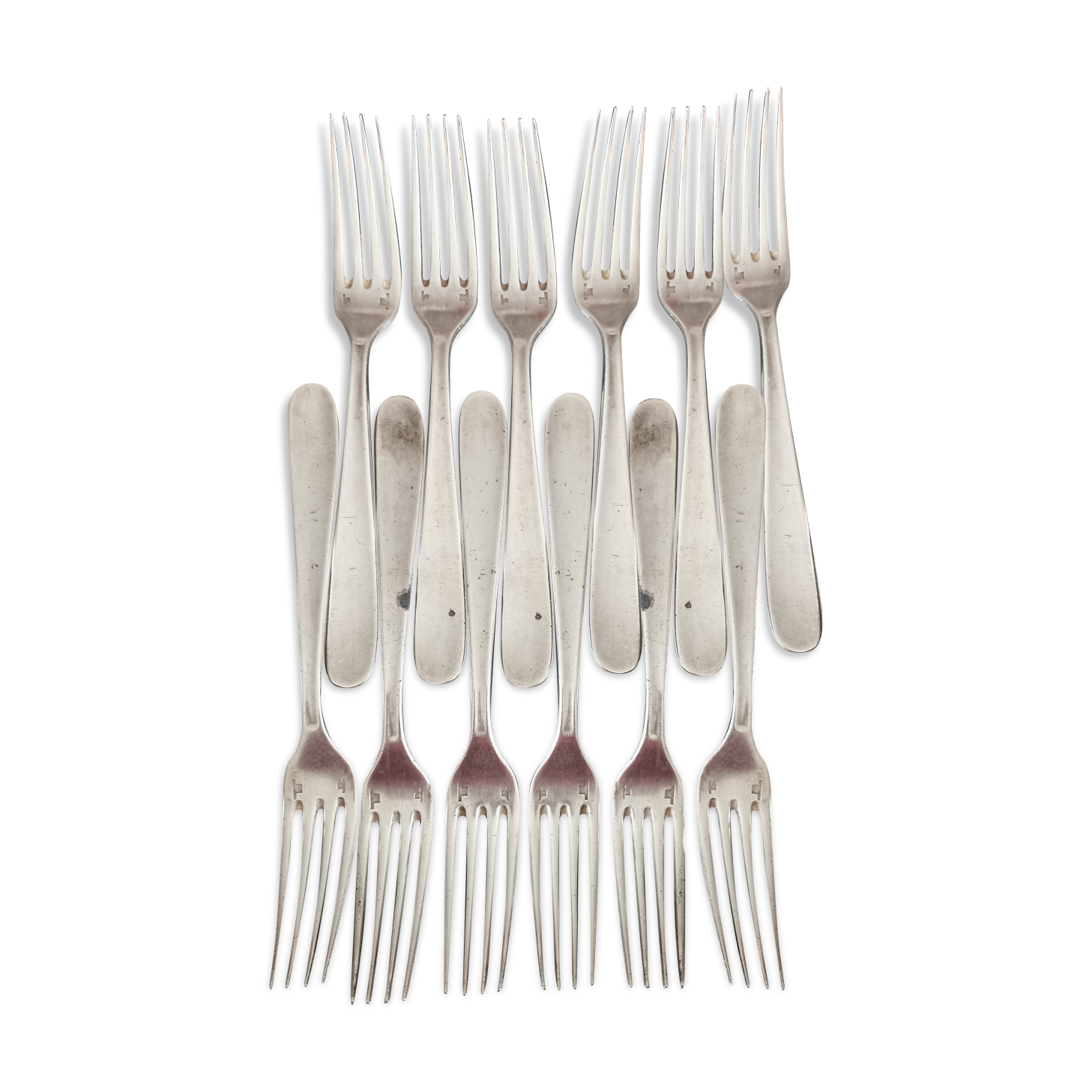 Fourchettes à Gâteau Pelle Christofle en Argent Plaqué Modèle Cirta
