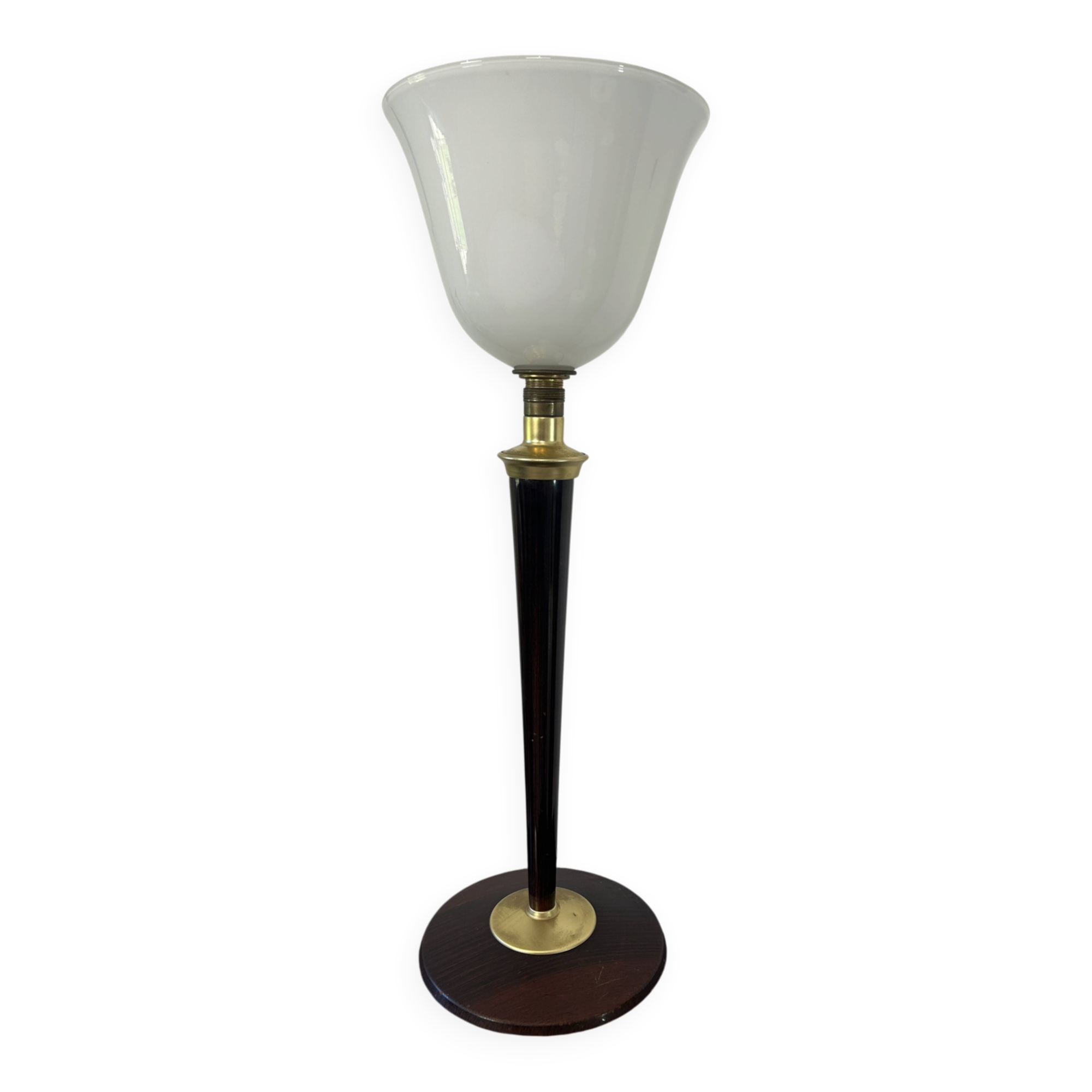 Lampe de bureau mazda de style art deco par lita
