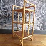 Rattan shelf 3 shelves