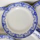 6 flat plates from the Boch Frères La Louvière porcelain model Dina