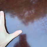 Vintage rosewood steel conference table Gianni Moscatelli Formanova 1970