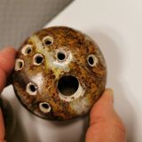 Three pierced vases (in Denmark we call them Mushroom vases)