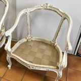 Fauteuil bergère ancien entièrement restauré