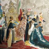 Poster yves brayer watercolors iran 1967 galerie de paris
