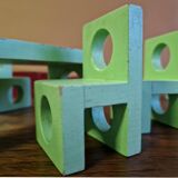 Modernist miniature furniture set made from wood, Germany 1920s