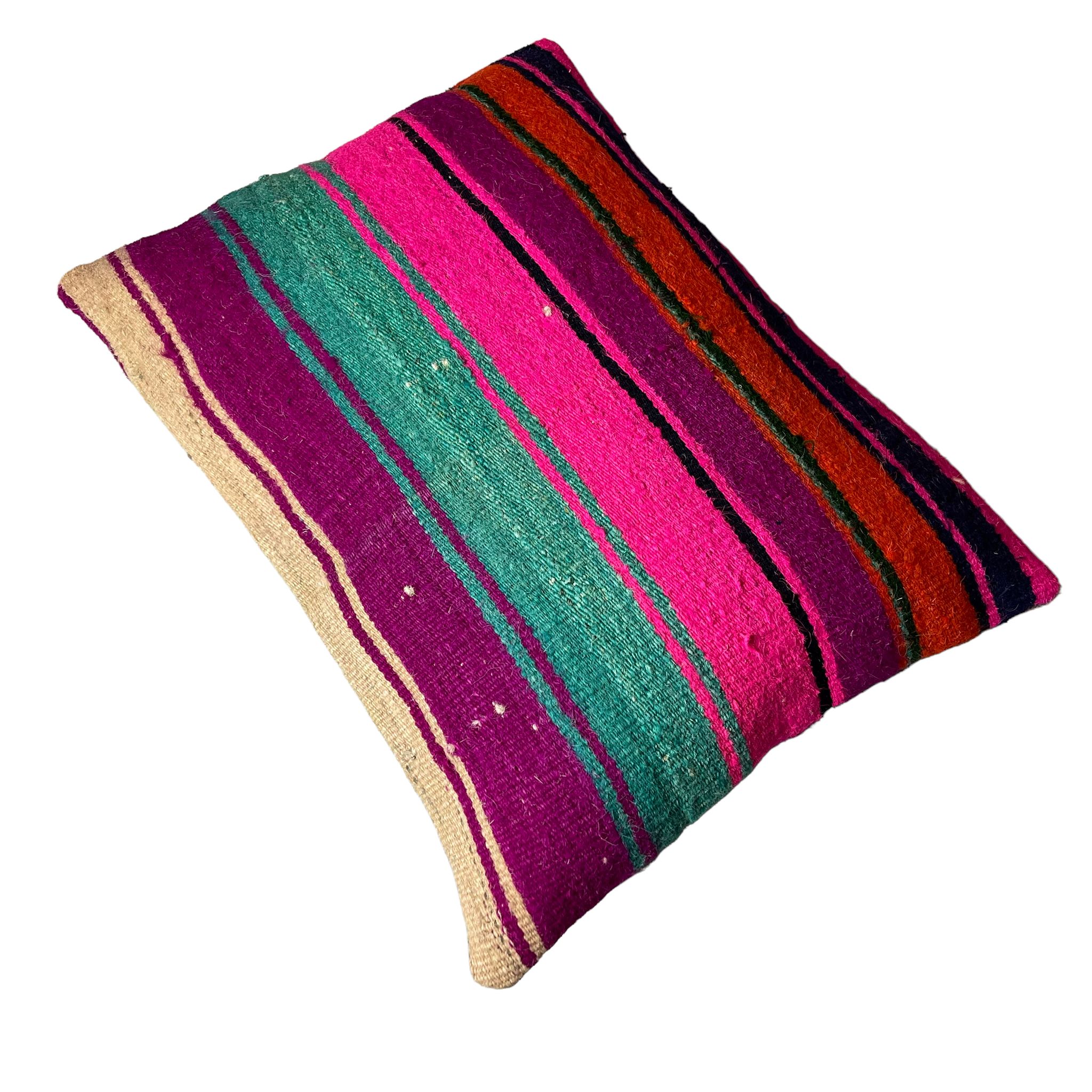 Housse de coussin turque vintage faite à la main, 40 x 60 cm