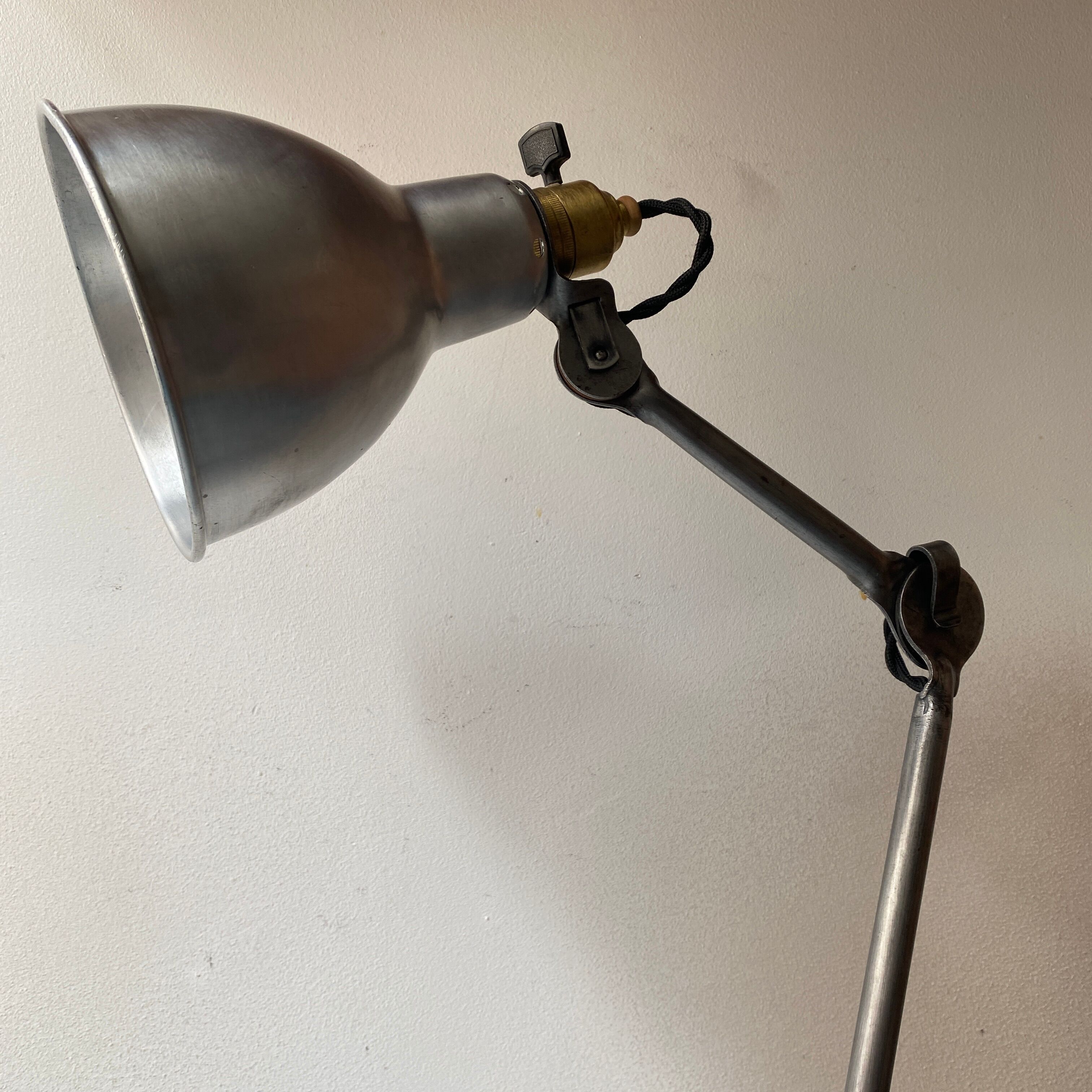 Lot of 2 old “Gras Ravel” wall lights no. 304