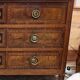 Louis XVI period chest of drawers in walnut, oak and fir, 18th century
