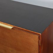 Vintage teak and brass enfilade - 1970s