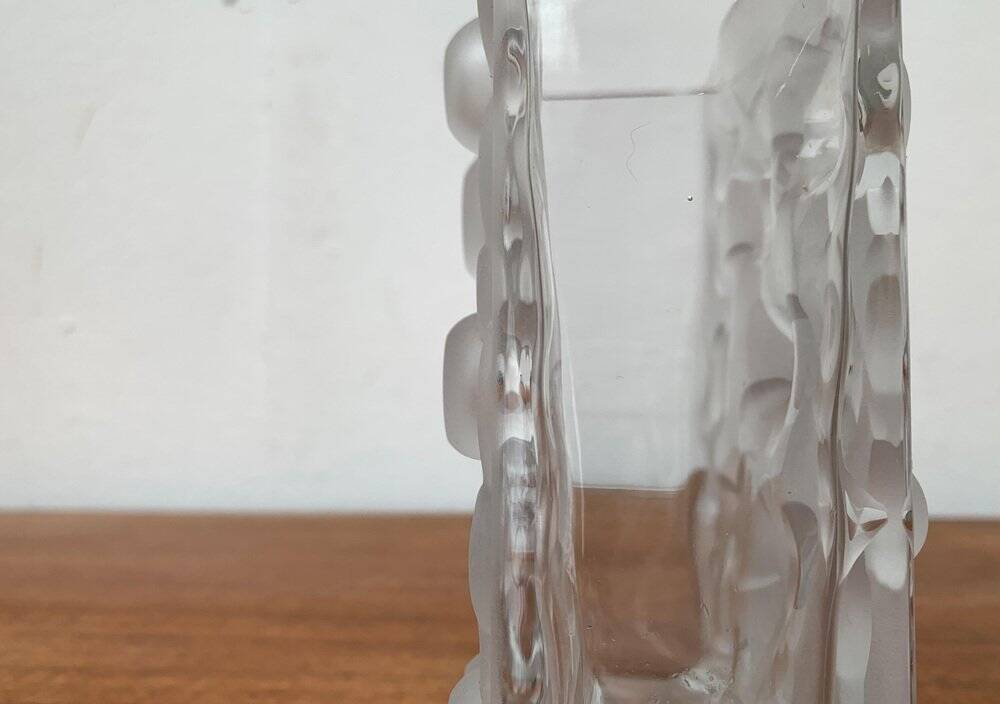 Mid-century German space age bubble glass vase by Gral, 1960s.