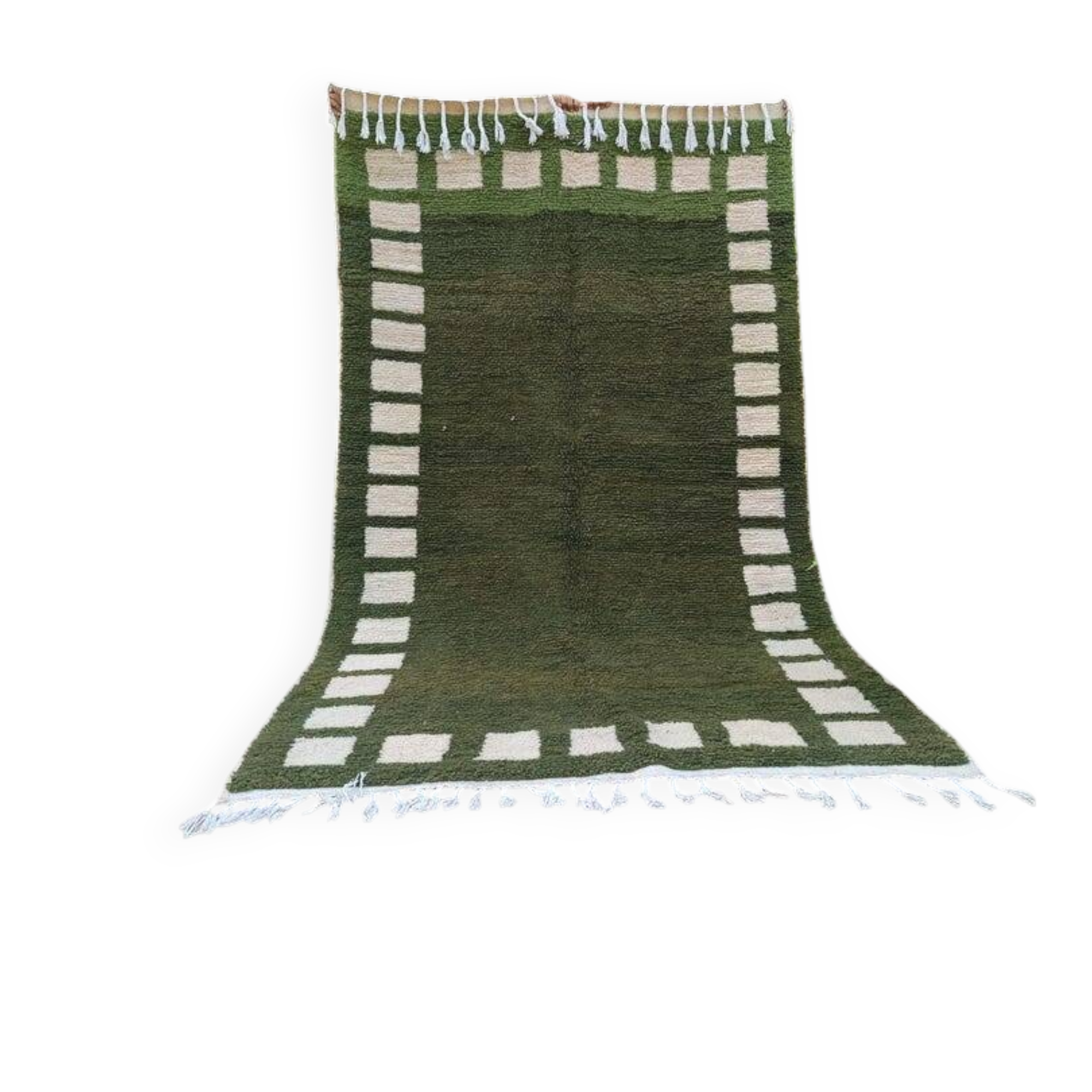 Beni Ouraine handwoven rug, traditional style, size 140 x 270 cm