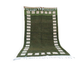 Beni Ouraine handwoven rug, traditional style, size 140 x 270 cm