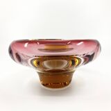 Cendrier vide-poche en verre soufflé • Tchécoslovaquie • Circa 1960