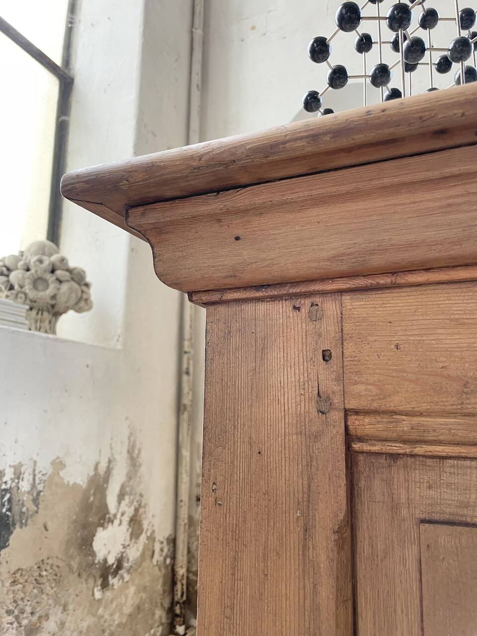 2m pine counter or central island with storage
