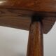 Vintage oak stump stool, 1960s