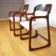 Set of 2 Armchairs Baumann Sled 1960