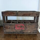 Wooden bottle holder