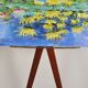 Oil on canvas water lilies