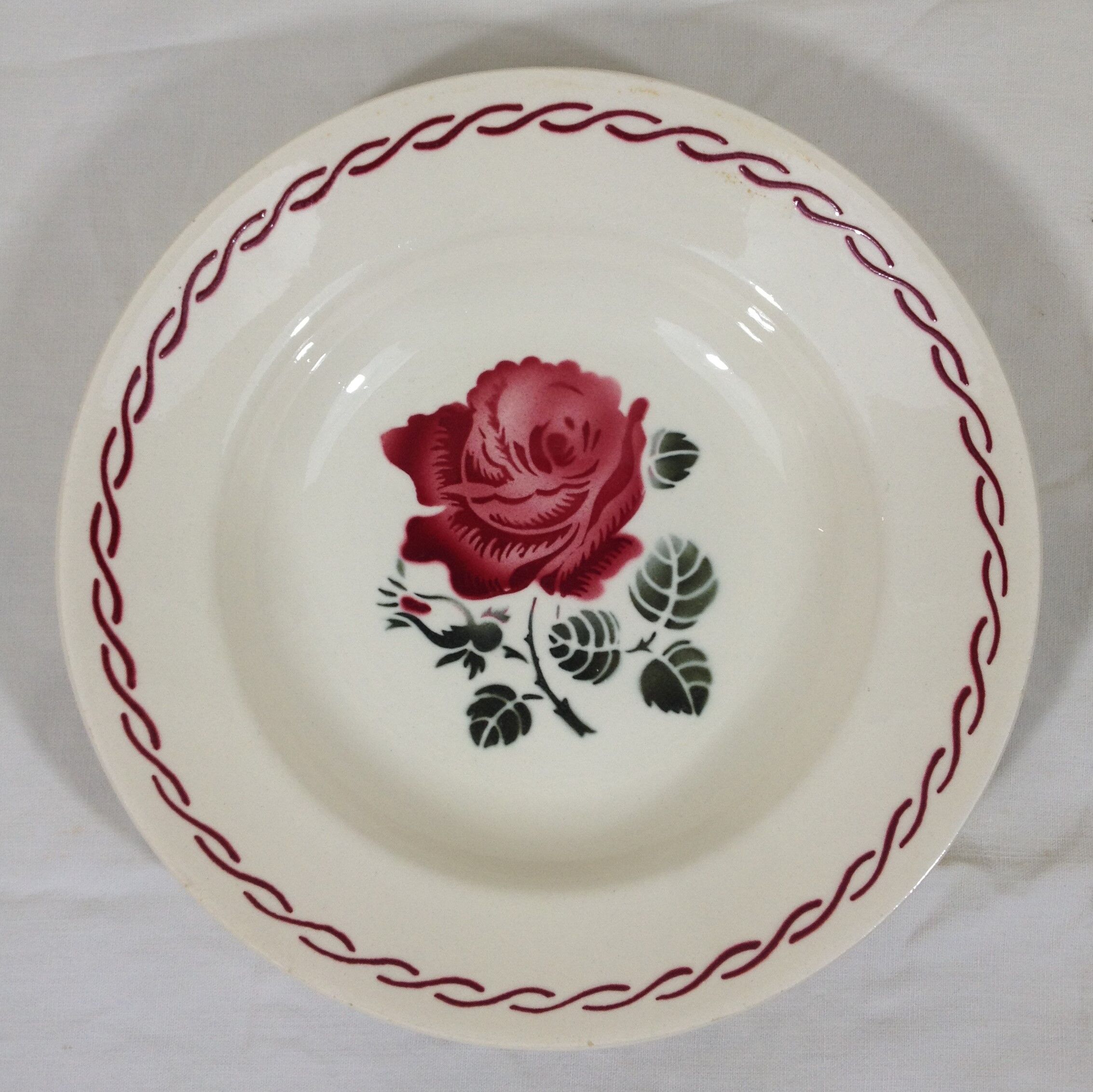 Six Badonviller hollow plates