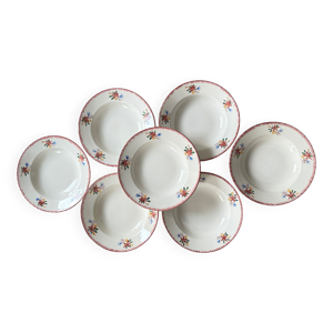 Lot assiettes sarreguemines