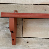 Bubble-gum pink wooden shelf