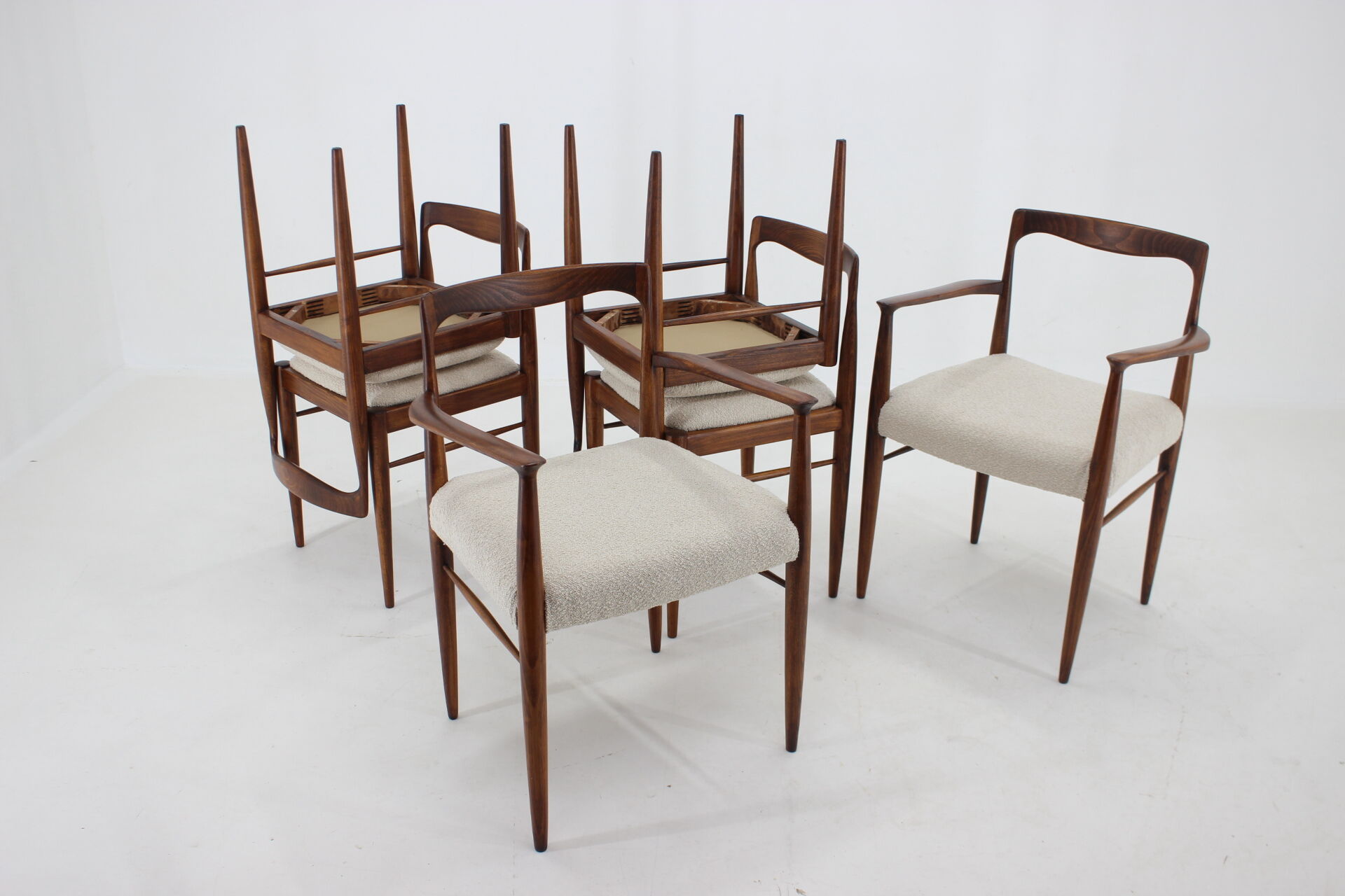6 chaises par Drevotvar, Tchécoslovaquie 1970