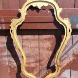 Baroque frame in carved gilded wood