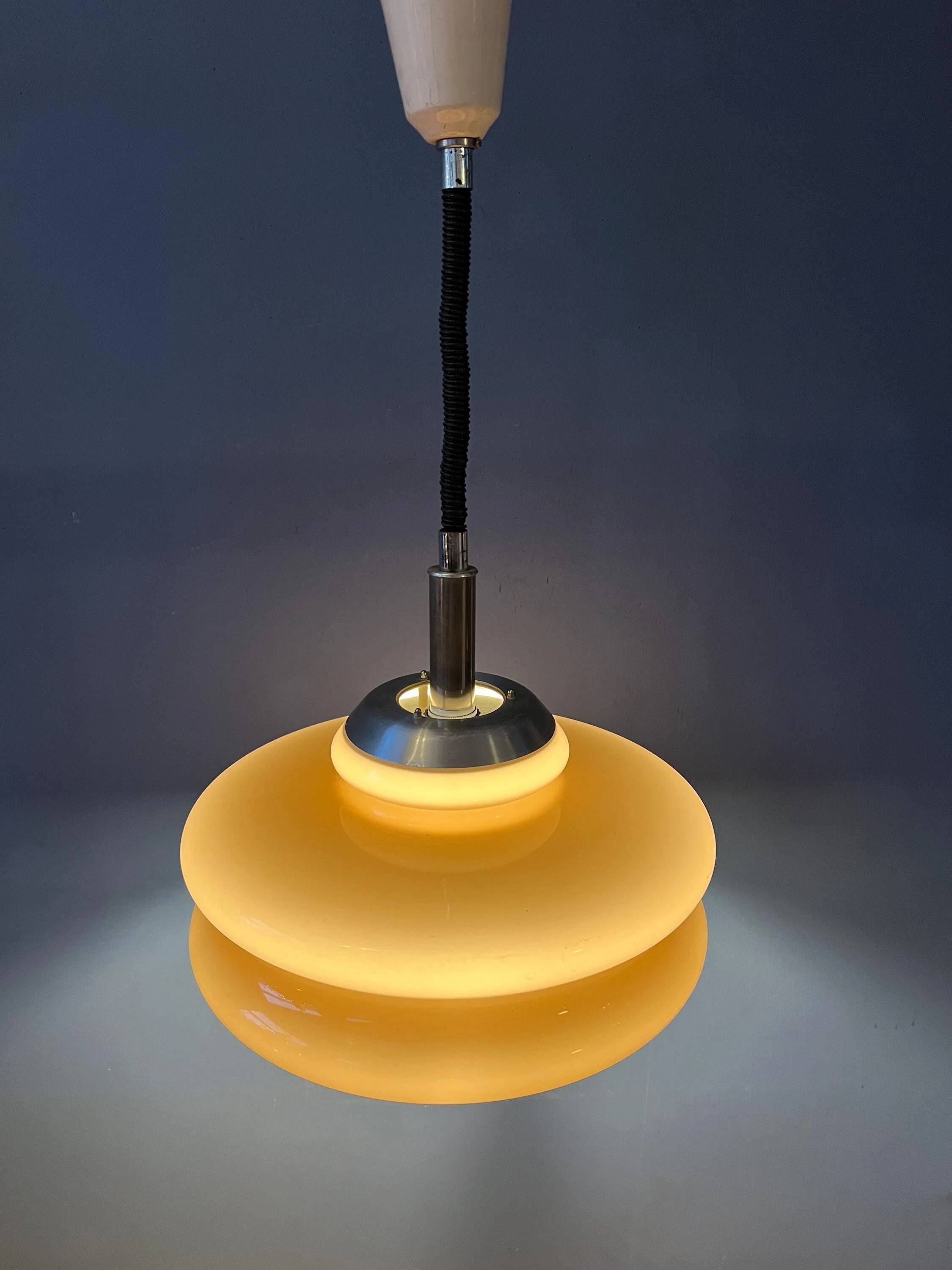 Suspension vintage Space Age en acrylique Herda