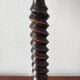 French vintage turned wooden lamp from the 40s-50s.