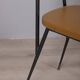 SET OF 6 VINTAGE 1960S METAL AND LEATHER CHAIRS, ITALIAN DESIGN