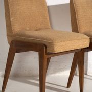 Mid Century style chairs (c.1940). Set of 2 pieces.