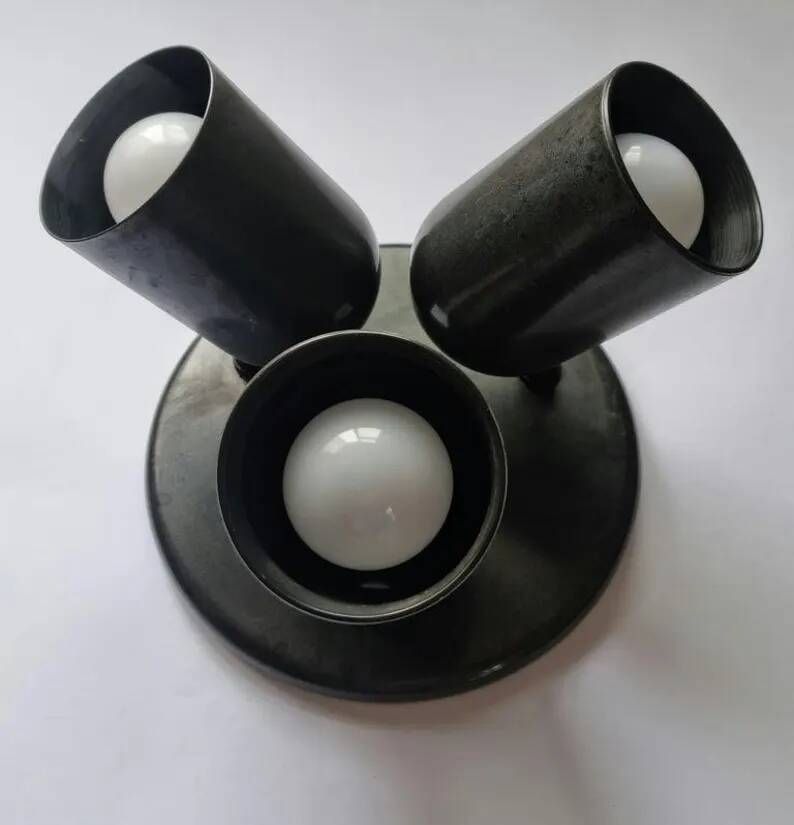 Lampe murale ou de plafond ajustable de style mid-century Space Age, plafonnier, Allemagne, 1970