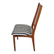 Ensemble de 4 chaises Mid-Century Modern en teck massif 1960
