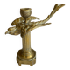 Bronze bird candle holder