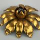 Wall sconce in brass