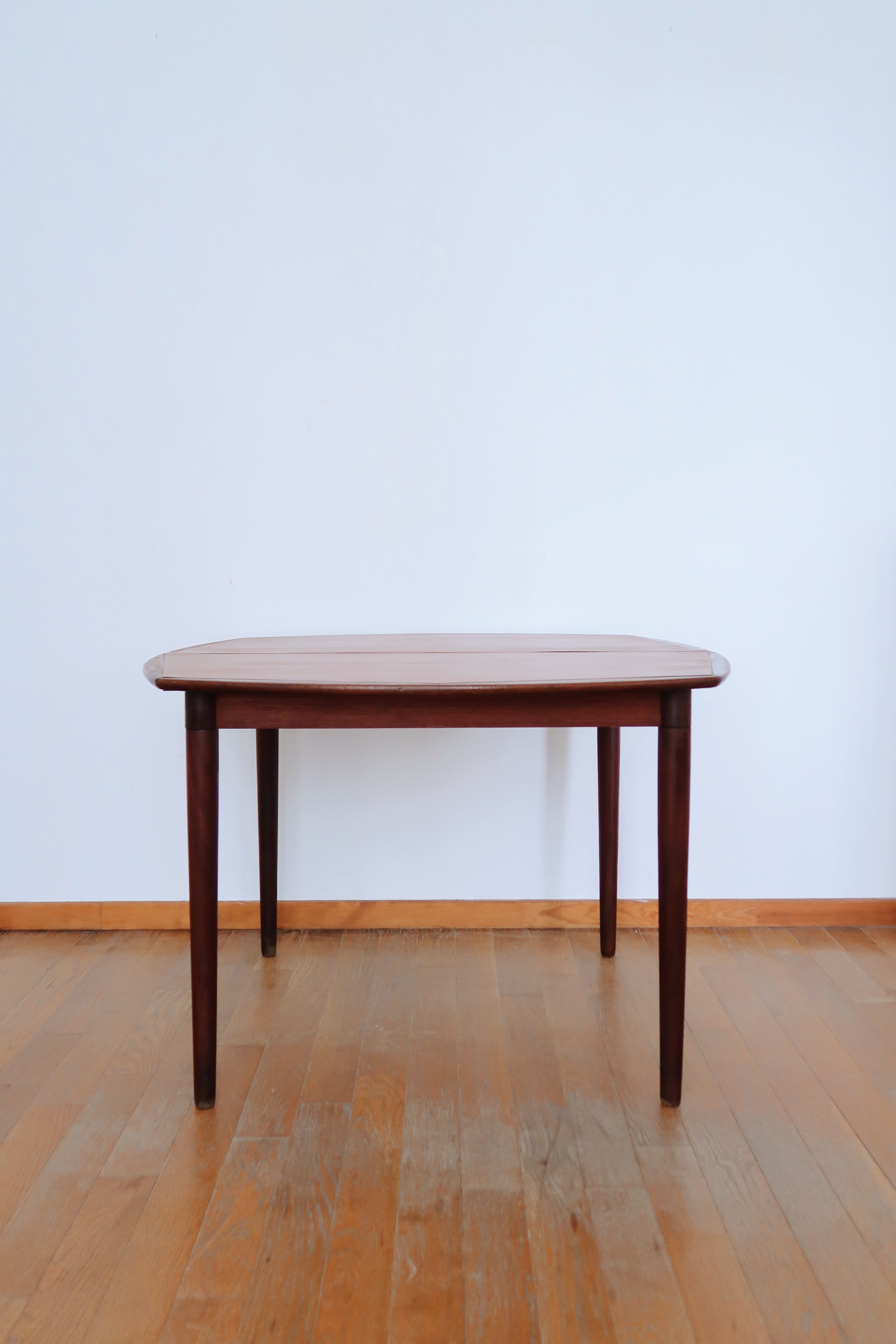 Scandinavian square dining table